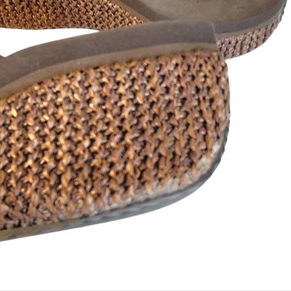 Volatile Island Wedge Brown Fall Spring Summer Sandals Women’s Size 7 - Picture 8 of 8